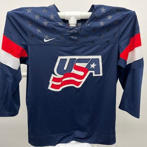 Nike Team USA 2014 IIHF Hockey Jersey Navy Blue XL