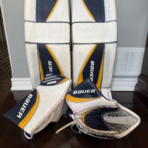 35" Bauer Supreme Shadow Regular Goalie Full Set (Used)