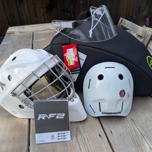 Junior Warrior Ritual R/F2E+ Goalie Mask (New Mask + Used Back Plate)