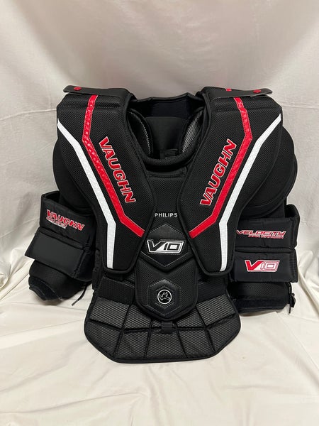 New Pro Stock Vaughn V10 Pro Carbon Goalie Chest Protector