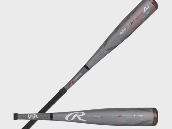New Rawlings Mach AI USA Baseball 28/18 Baseball Bat