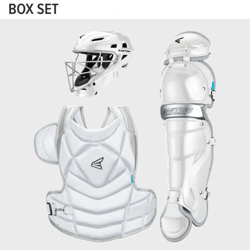 New Easton Fastpitch Jen Schro The Fundamental White Catchers Gear Set Size Small
