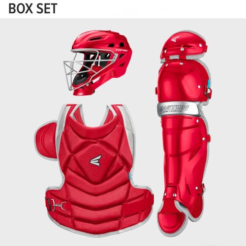 New Easton Fastpitch Jen Schro The Fundamental Red Catchers Gear Set Size Large