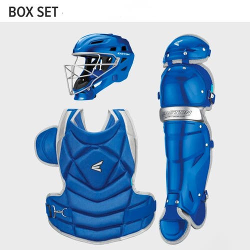 New Easton Fastpitch Jen Schro The Fundamental Royal Catchers Gear Set Size Medium