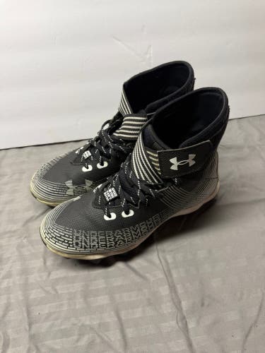 Unisex 6.5Y (Big Kids / Youth) Under Armour High Top Molded Cleats (Used)