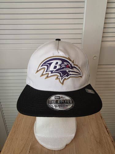 NWS Baltimore Ravens New Era The Golfer Snapback Hat NFL