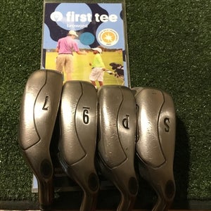 Callaway Ladies Fusion Wide Sole Irons Set (7-PW-SW, No 8i) 45g Graphite Shafts