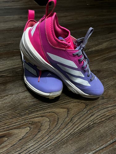 Men's Size M 10.5 (W 11.5) Adult Adidas Adizero Molded Cleats (Used)