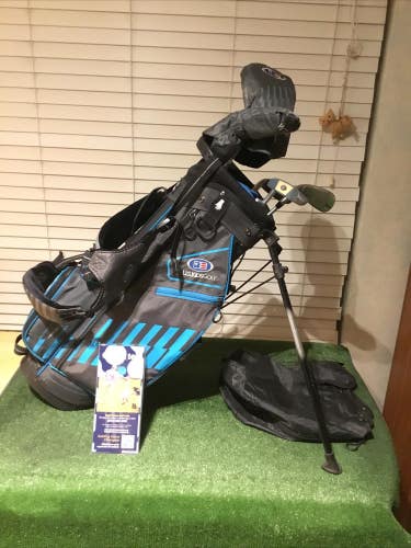 USKG Juniors WT-20s Set (Driver, HY, 7i, PW, Putter) UL48 Graphite & Stand Bag