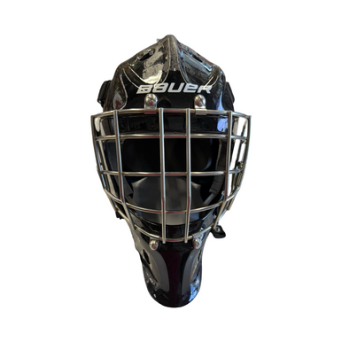 Used Bauer HELMET Junior Goalie Helmet/Mask Black MD 10299-C000299304