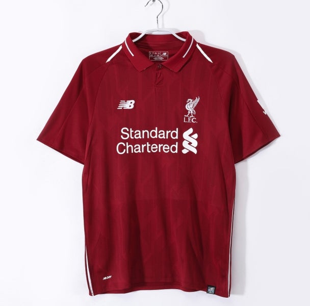 Liverpool Red Medium/Large Men's New Balance Jersey (New)