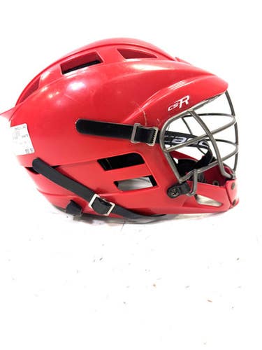 Used Cascade CSR U12 Lacrosse Helmet Red One Size 11860-C000298640