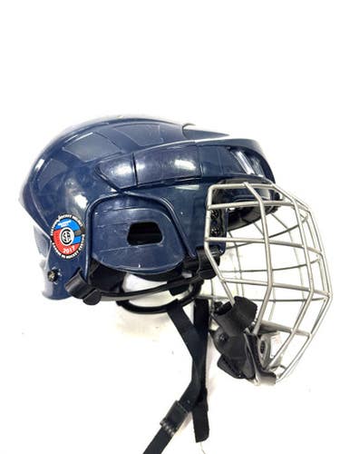 Used CCM FL 40 Helmet Cage Combo Navy Blue SM 11860-S000298620