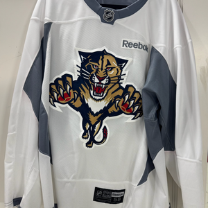 White Old Logo Panthers New Reebok Practice Jersey