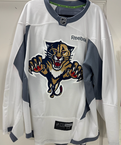 White Old Logo Panthers New Reebok Practice Jersey