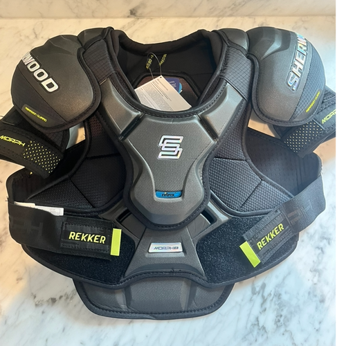 Medium Senior Sher-Wood Morph 1 Shoulder Pads (New)