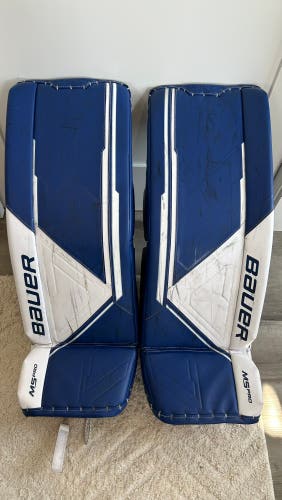Small 2023 Bauer Supreme M5 Pro Goalie Leg Pads (Used)