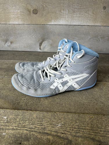 Asics Matflex 7 Black White Mens Wrestling Shoes 1081A051 Size 10.5 Barely Worn