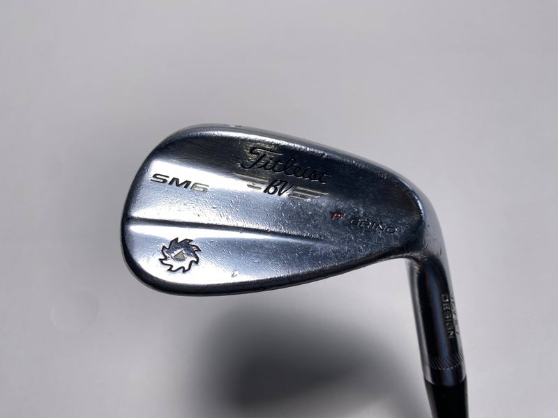 Titleist Vokey SM6 Tour Chrome Gap Wedge GW 50* 8 Bounce F-Grind Wedge RH