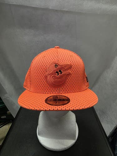 NWS Baltimore Orioles Orange Mesh New Era 59fifty 7 3/8 MLB