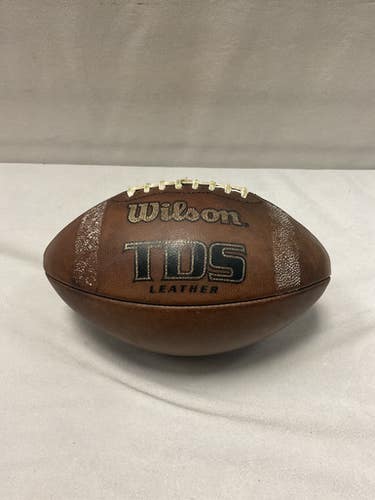 Used Wilson TDS 1205 LEATHER HIGH SCHOOL Official Football 11490-S000266031