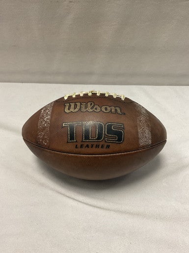 Used Wilson TDS 1205 LEATHER HIGH SCHOOL Official Football 11490-S000266031