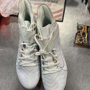 Used Nike Adult FB Cleats White Senior 11.5 11614-S000222411