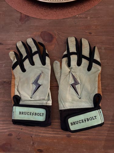 Bruce Bolt Patriot Series Medium Batting Gloves (Used)