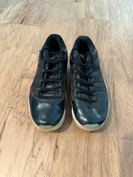Air Jordan Retro 11 Custom Cleats Black Size M 10.5 (W 11.5) Molded Cleats Cleats (Used)