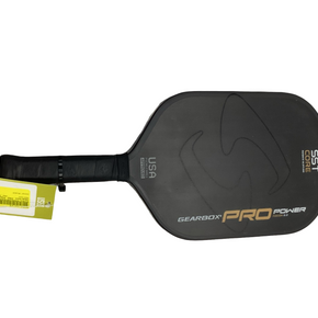 Used Gearbox PRO POWER FUSION 8.0 Pickleball Racquet Black 11613-S000168723