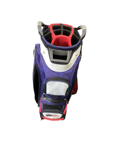 Used Maxfli HONORS + Mens Cart Bag Black/Royal/Red 11613-S000168695