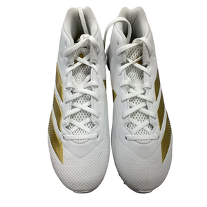 Used Adidas ADIZERO Adult FB Cleats White Senior 8.5 11613-S000168682