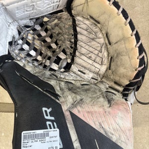 Used Bauer ULTRA SONIC Senior Goalie Catcher None 11858-S000081001