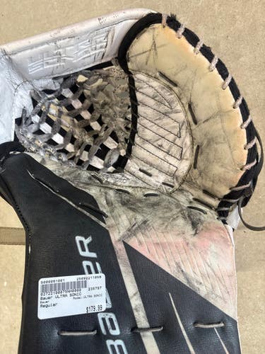 Used Bauer ULTRA SONIC Senior Goalie Catcher None 11858-S000081001