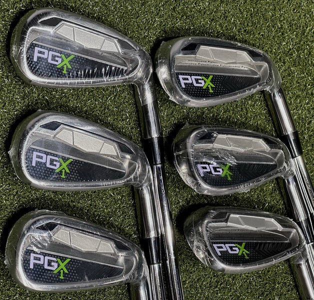 Pinemeadow Golf PGX One-Length Iron Set 5-AW (No PW) Steel Regular R-Flex NEW!