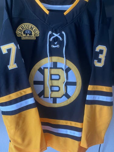 Boston Bruins 2024 Centennial Charlie McAvoy Large Jersey