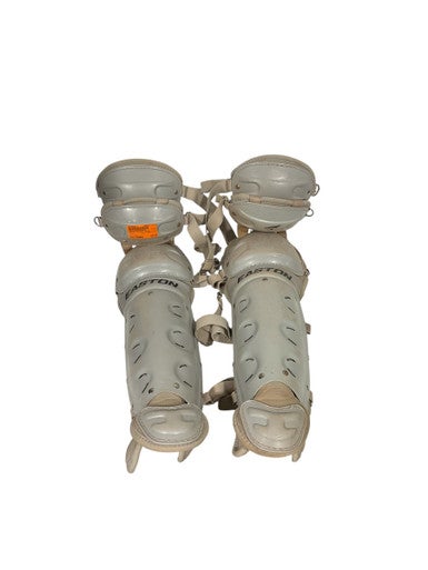 Used Easton CATCHER SHINS Catchers Leg Guards Grey Intermed 11847-S000029712