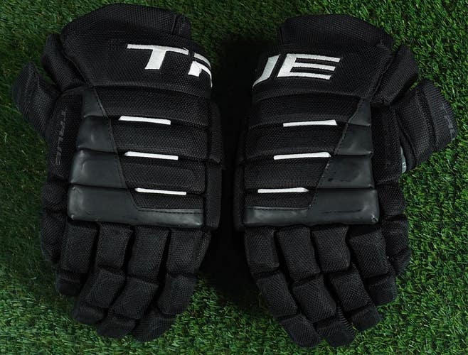 TRUE A4.5 SDP SENIOR HOCKEY GLOVES ICE HOCKEY ROLLER HOCKEY SIZE 13, BLACK