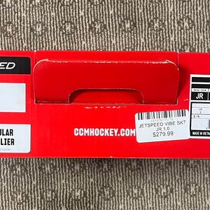 Junior CCM JetSpeed Vibe Hockey Skates Regular Width Size 1 (New)