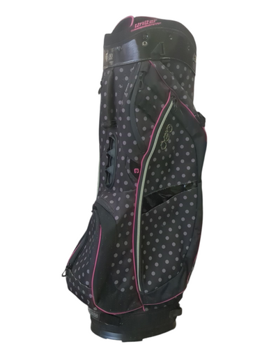 Used Ogio UNITER CLUB MANAGEMENT SYSTEM Womens Stand Bag Black And Pink 11862-S000091087