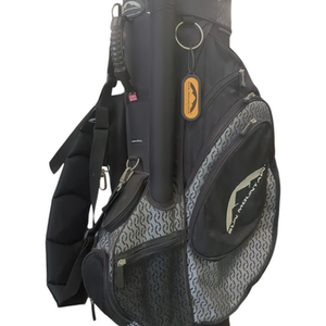 Used Sun Mtn BLK/SILVER Womens Stand Bag Black And Grey 11862-S000091086