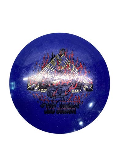 Used DOOMSDAY STAY INSIDE AND SURVIVE DRIVER Disc Golf Driver Royal Blue 11347-S000256486