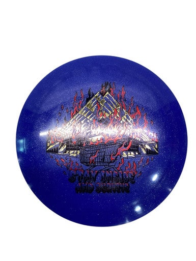 Used DOOMSDAY STAY INSIDE AND SURVIVE DRIVER Disc Golf Driver Royal Blue 11347-S000256486