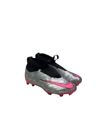 Used Nike MERCURIAL MV Soccer Cleats Pink Junior 04.5 11347-S000256459