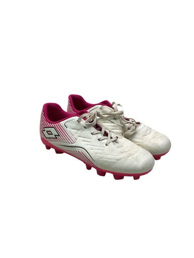 Used Lotto ROMA 700 Soccer Cleats White Junior 04 11347-S000256457