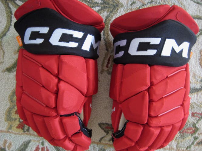 CCM JetSpeed FT1 14" Pro Stock Red with Black Cuff (Used Once) Mint!