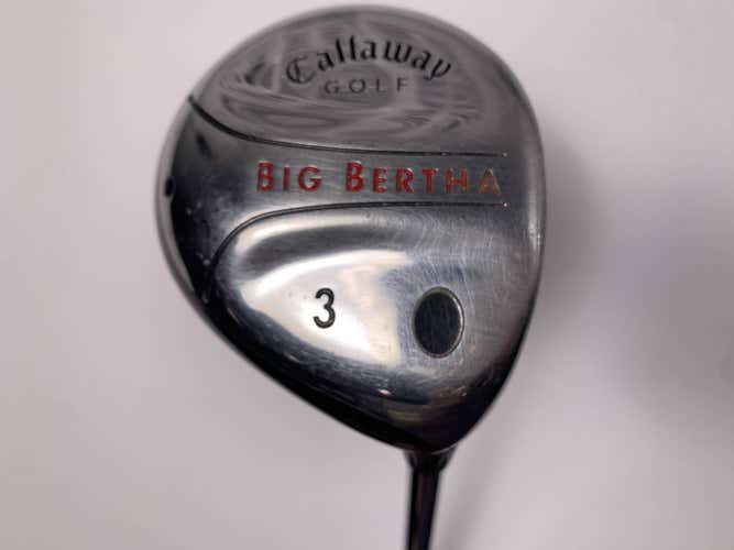 Callaway Big Bertha 2004 3 Fairway Wood 15* Big Bertha Uniflex Steel Mens RH