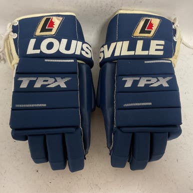 Used LOUISVILLE TPX GL14 Senior Gloves Clear And Royal Blue 14" 11855-S000191751