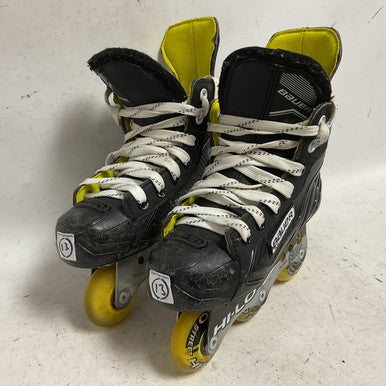 Used Bauer RS Roller Hockey Skates Black Youth 13.0 11855-S000191746