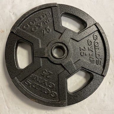 Used Golds Gym Standard Plate Black 25 lb 11855-S000191734